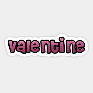 Happy Valentine Sticker